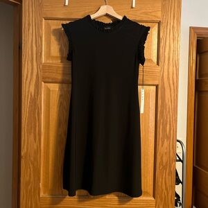 NWT Nicole Miller New York Elegant Black Sleeveless Dress size small